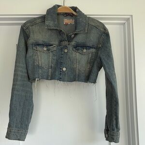 SHIPS TODAY! Pilcro Cropped Denim Jacket